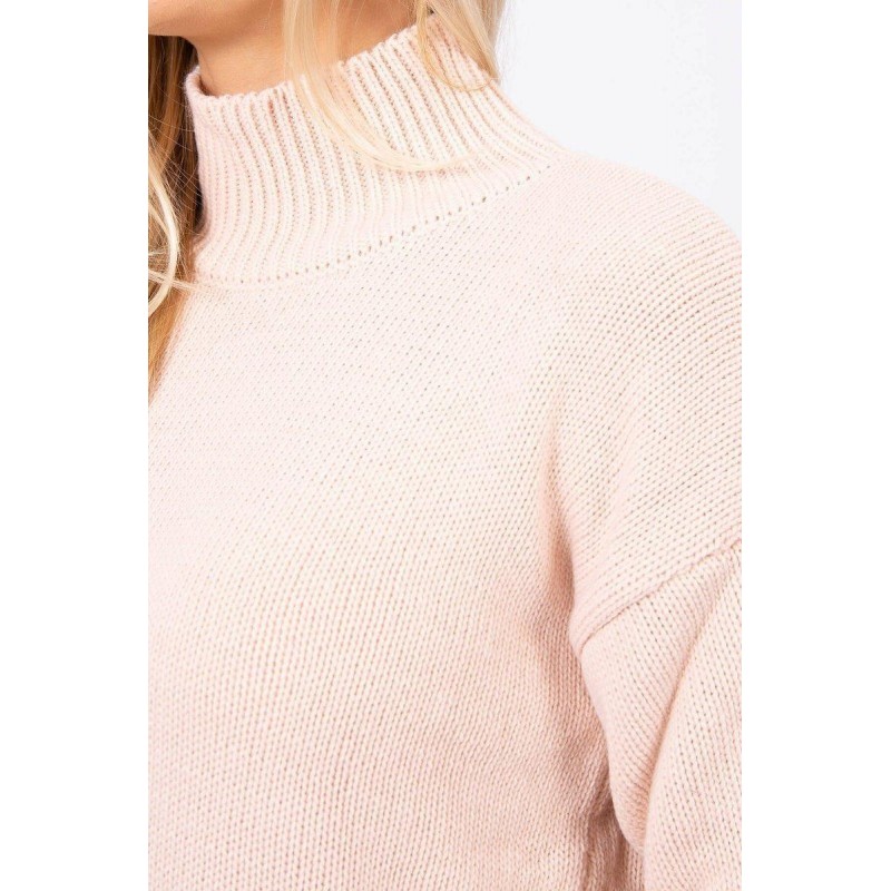 Dámsky ružový rolák 2020-17