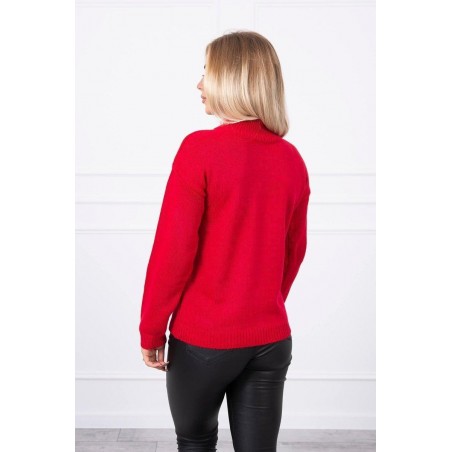 Dámsky červený rolák 2020-17