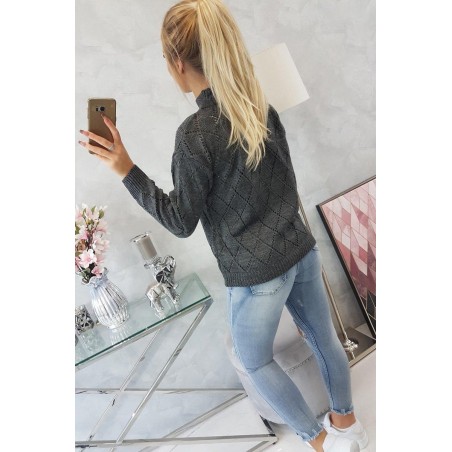 Dámsky grafitový rolák 2020-18