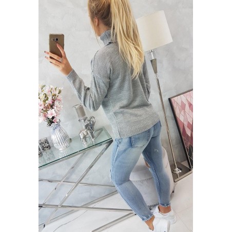 Dámsky rolák 2020-16 - sivý