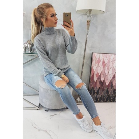 Dámsky rolák 2020-16 - sivý