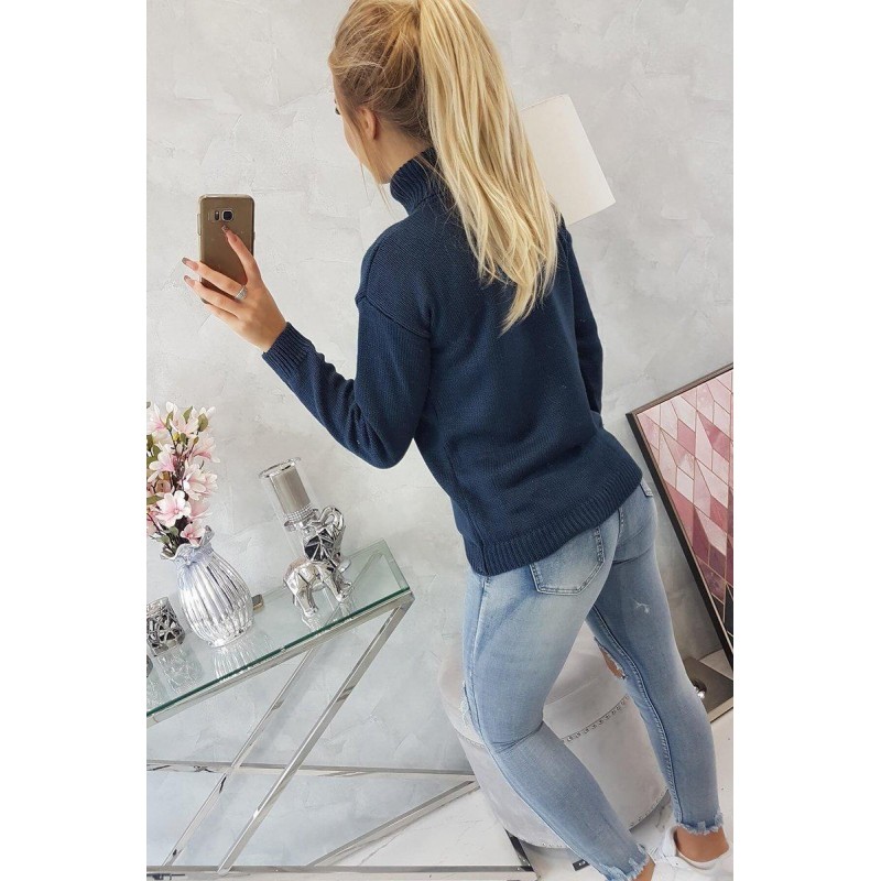 Dámsky rolák 2020-16 - tmavomodrý