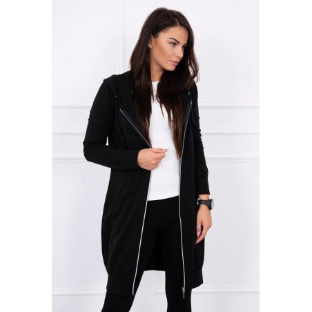 Dámska mikina s kapucňou 8924 - čierna