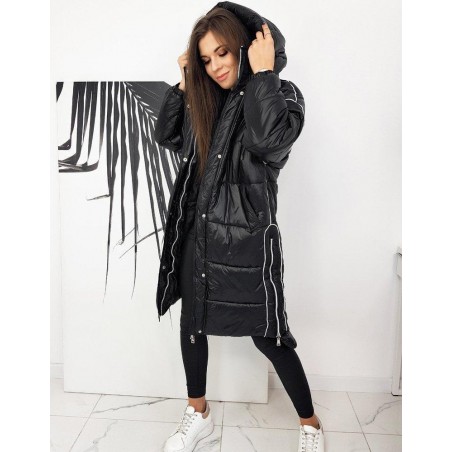 Dámska zimná oversize bunda MODELLO TYZ1574 - čierna