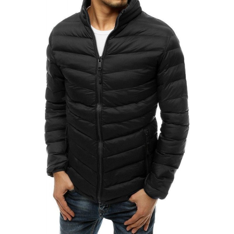 Čierna pánska prechodná bunda TX3547