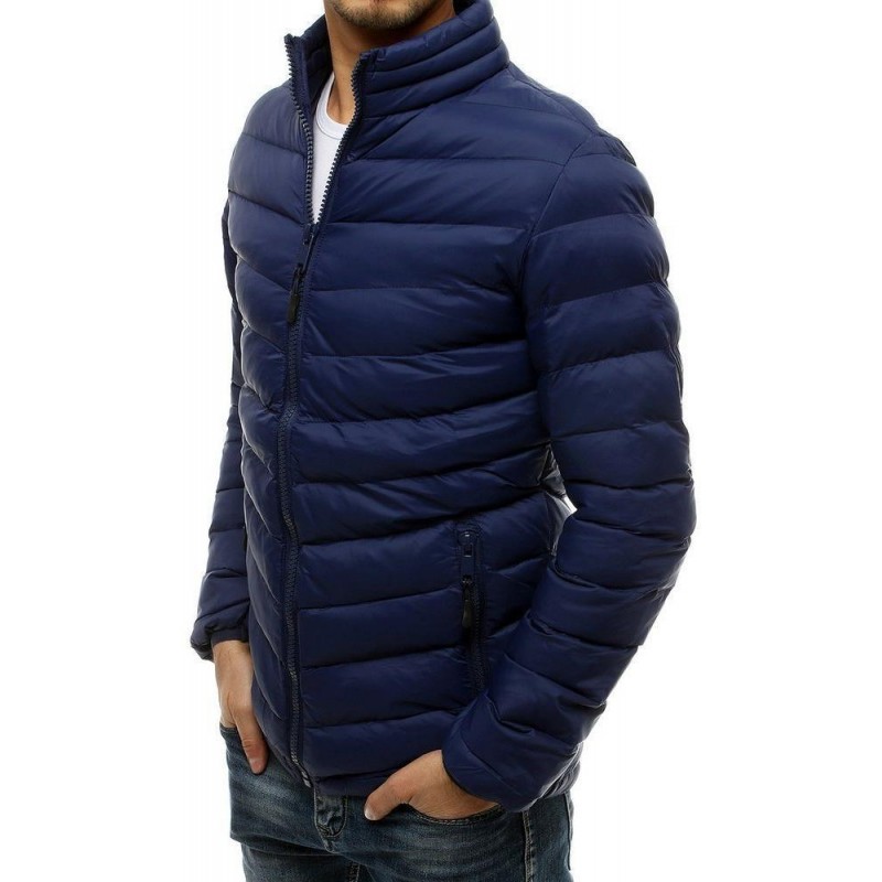 Tmavomodrá pánska prechodná bunda TX3548