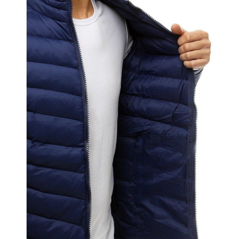 Tmavomodrá pánska prechodná bunda TX3548