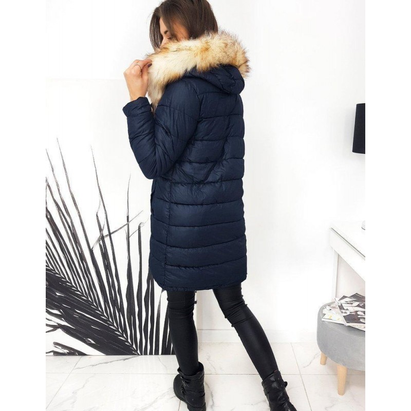 Dámska zimná obojstranná parka 2iv1 DOUBLE TY1588 - čierna