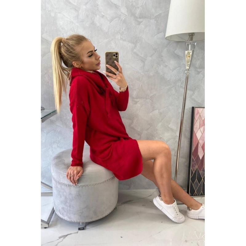 Sveter pre dámy 2019-6 - červený