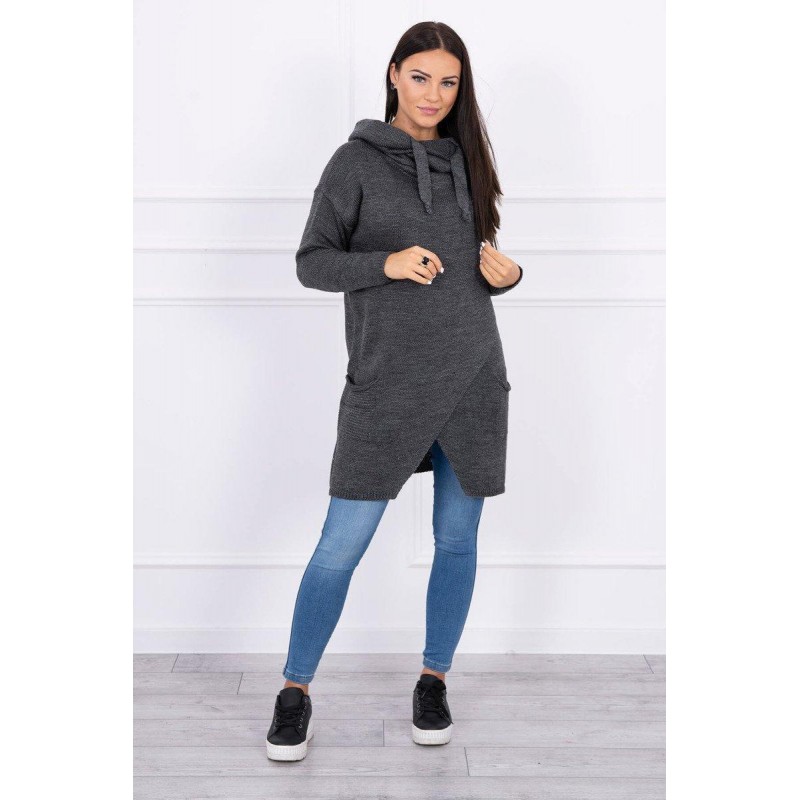 Sveter pre dámy 2019-6 - grafitový