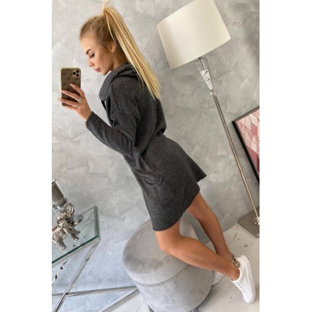 Sveter pre dámy 2019-6 - grafitový