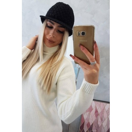 Dámska čiapka K164 - čierna