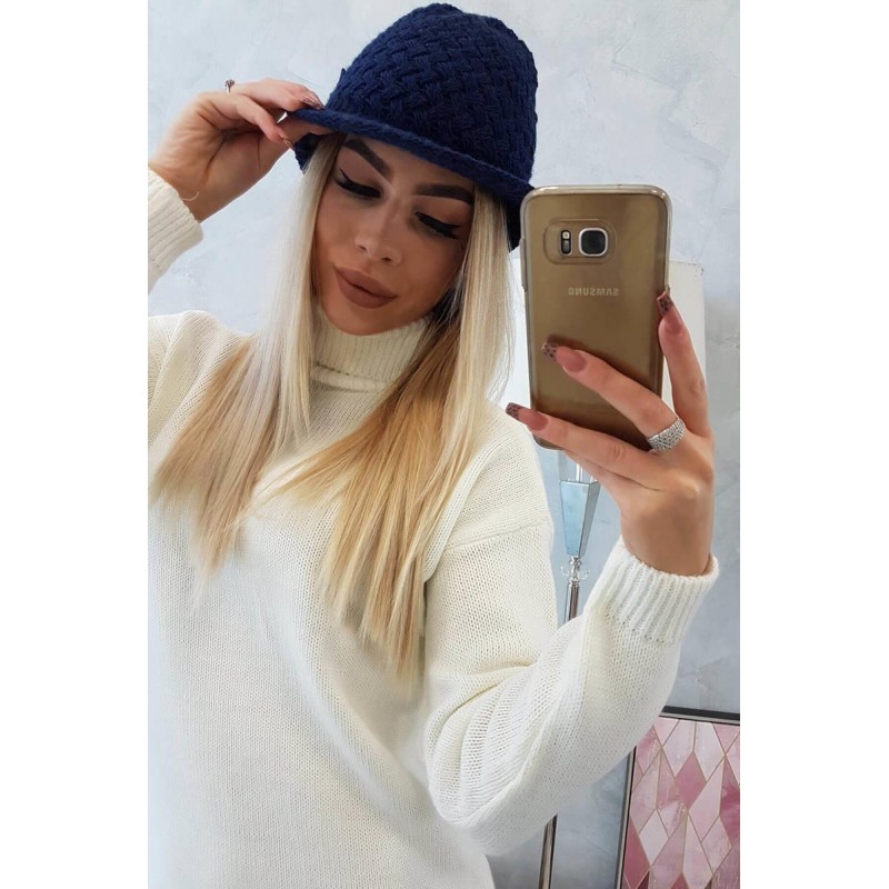 Dámska čiapka K164 - námornícka modrá