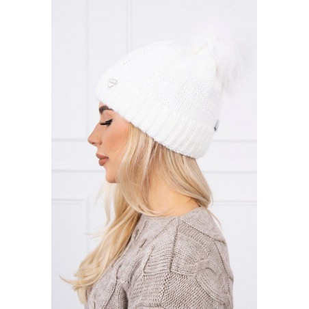 Dámska čiapka K168 - biela