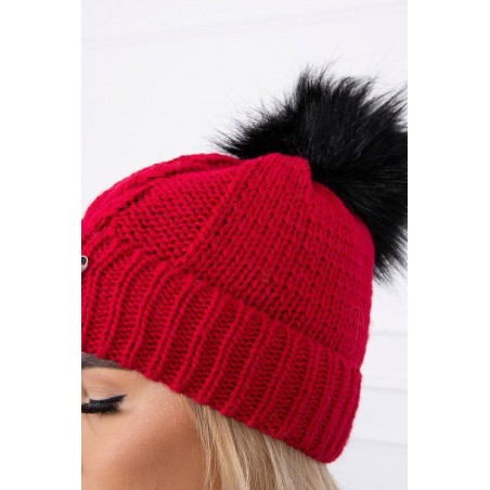 Dámska čiapka K168 - červená