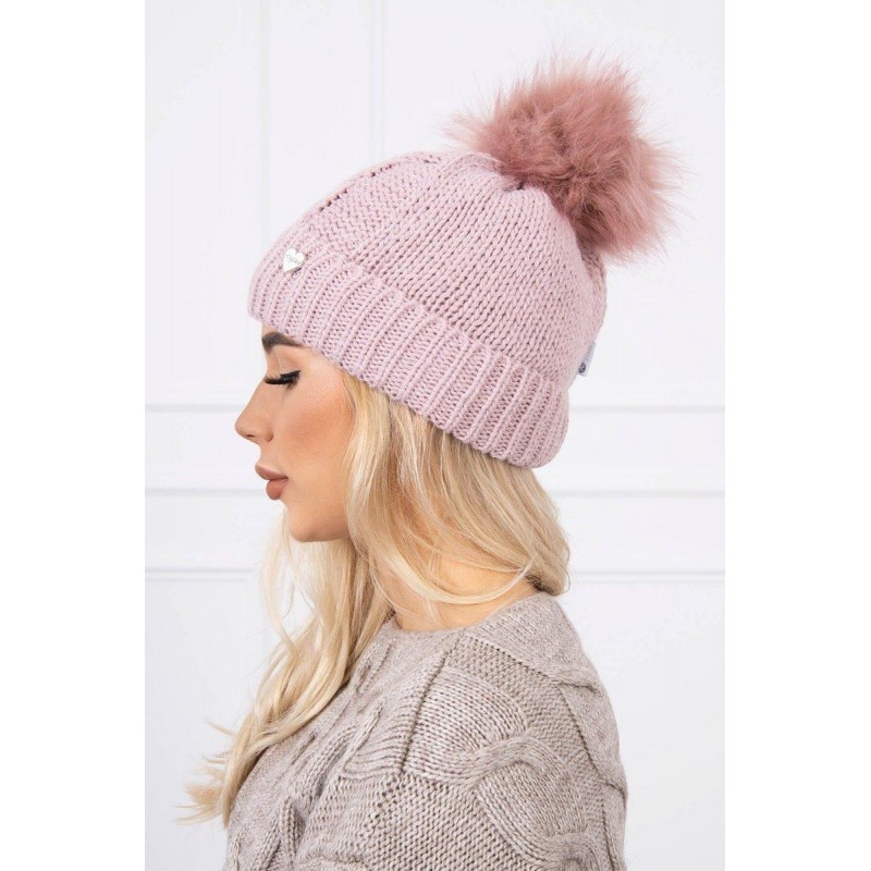 Dámska čiapka K168 - svetloružová