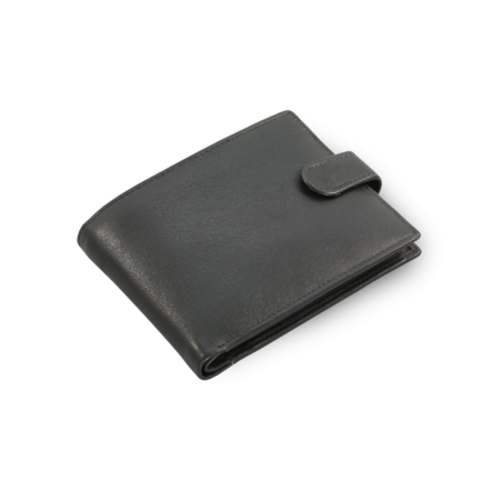 Čierna kožená peňaženka 513-2007A