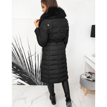 Dámska dlhá zimná bunda MARINA TY1579 - čierna