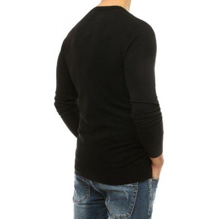Pánske čierny sveter WX1504