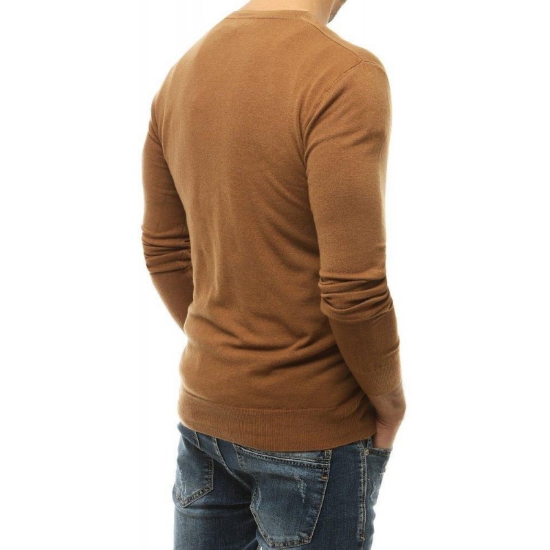 Pánsky sveter WX1539 - kamelový