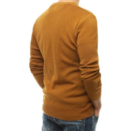 Kamelový pánsky sveter WX1545