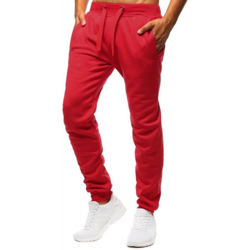 Pánske červené tepláky UX2708