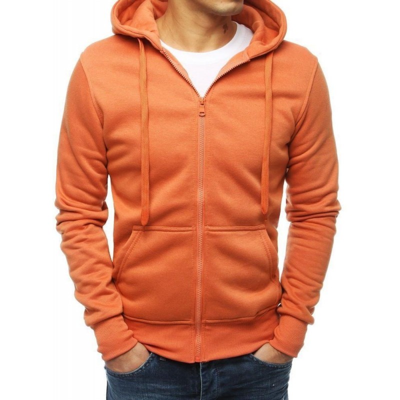 Pánska lososová mikina na zips BX4250