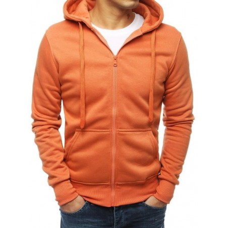Pánska lososová mikina na zips BX4250