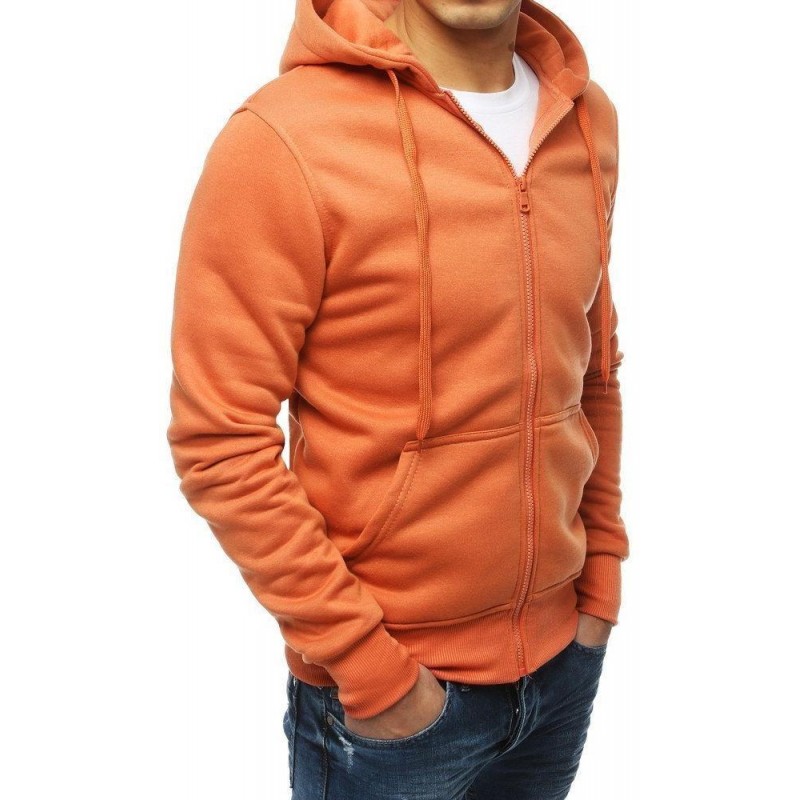 Pánska lososová mikina na zips BX4250