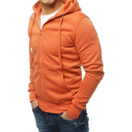 Pánska lososová mikina na zips BX4250