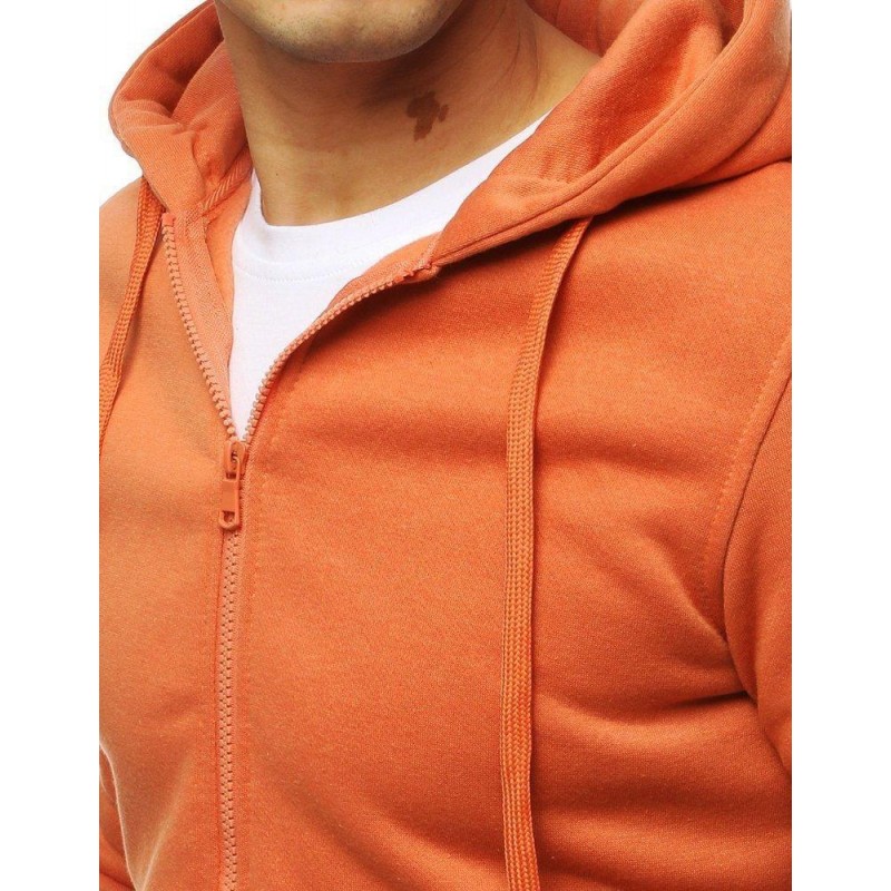 Pánska lososová mikina na zips BX4250