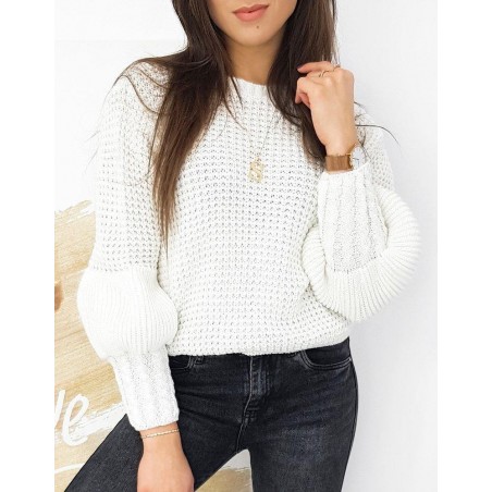 Ecru sveter pre dámy AMAYA MY0853