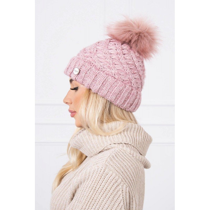 Dámska čiapka K169 - svetloružová