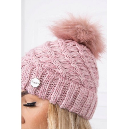 Dámska čiapka K169 - svetloružová