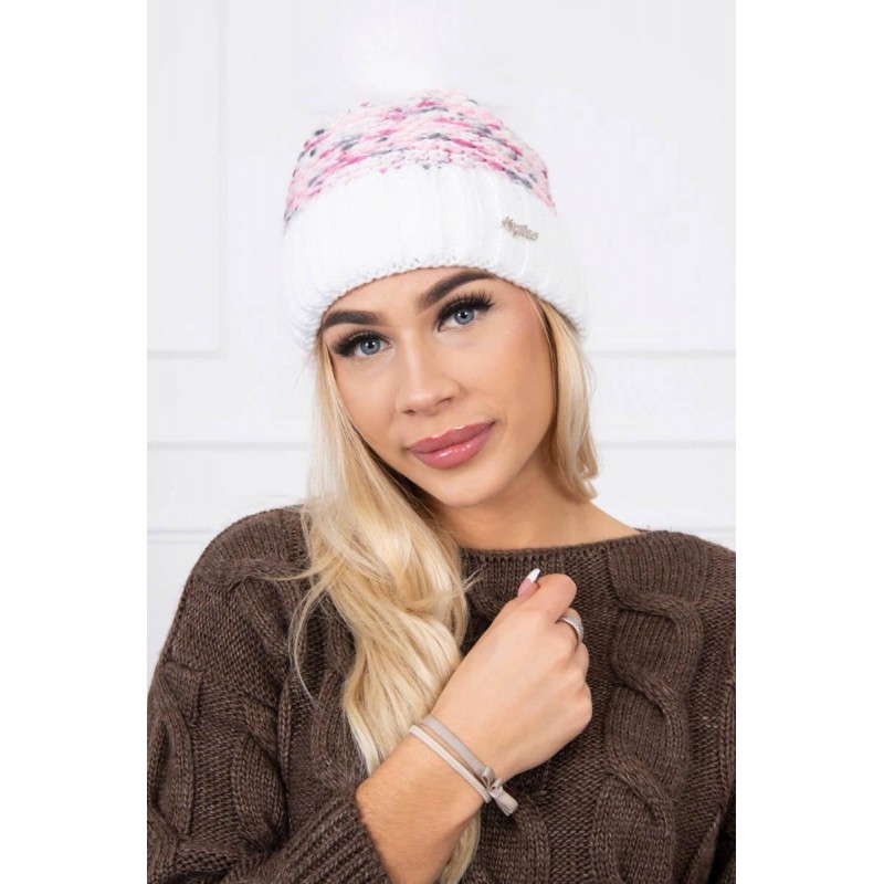 Dámska biela čiapka K180