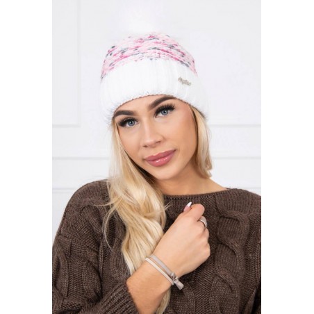 Dámska biela čiapka K180