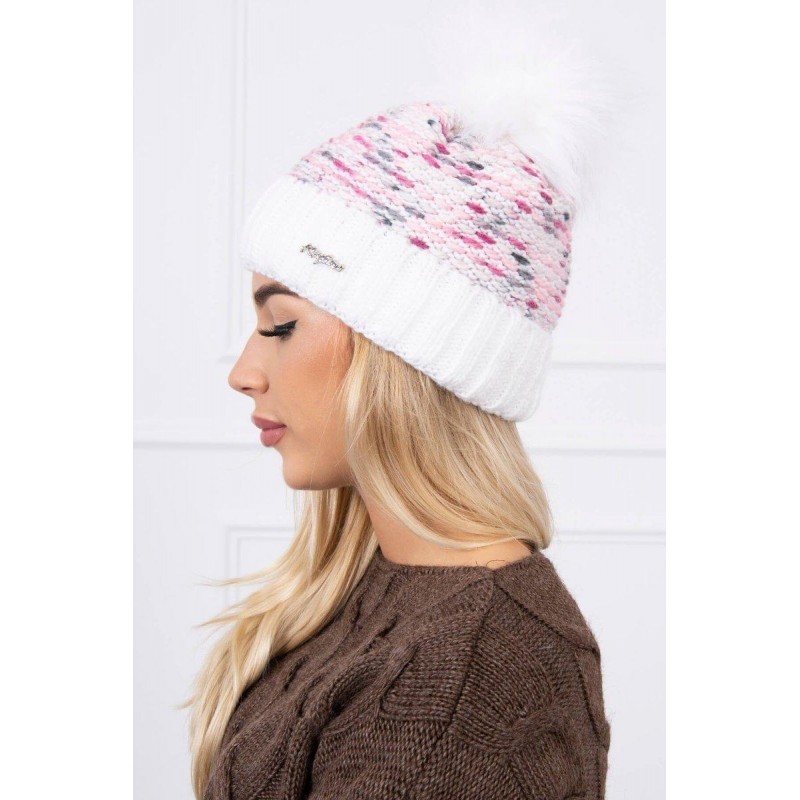 Dámska biela čiapka K180