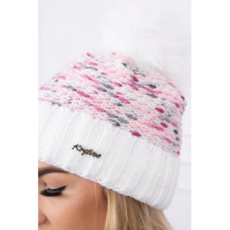 Dámska biela čiapka K180