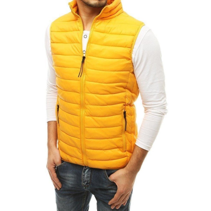 Pánska žltá prešívaná vesta TX3575