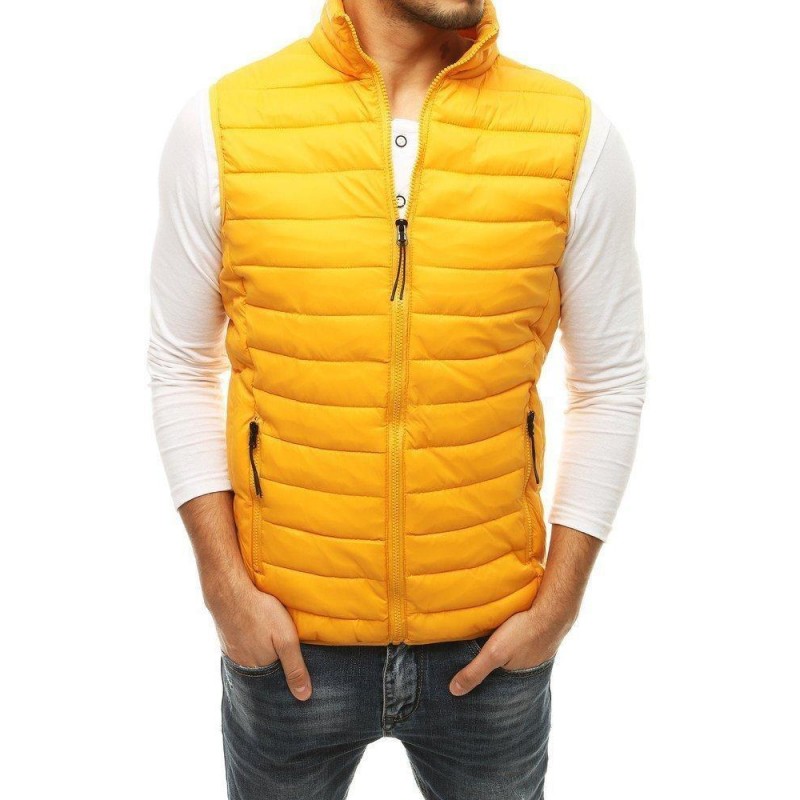 Pánska žltá prešívaná vesta TX3575