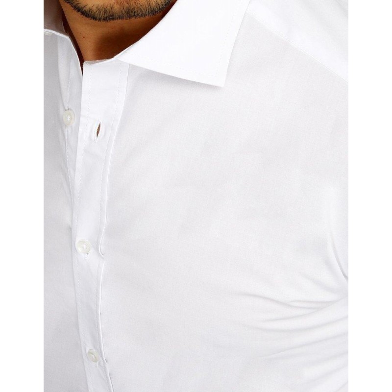Pánska elegantná košeľa v bielej farbe DX1999