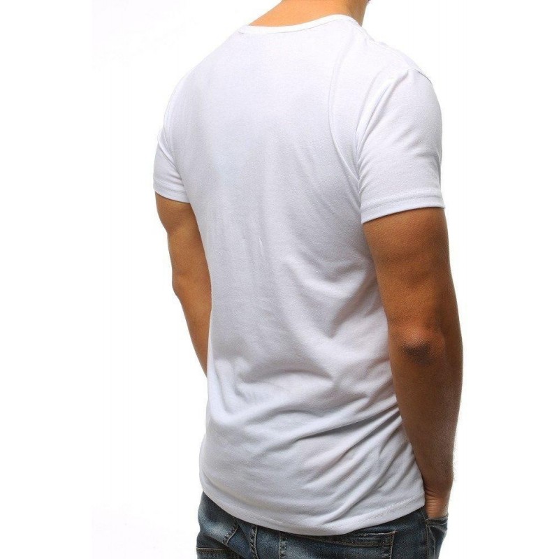 Štýlové pánske tričko (rx3072) - biele