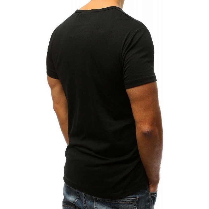 Štýlové pánske tričko (rx3074) - čierne
