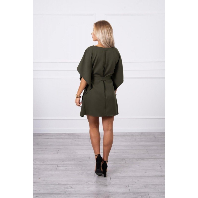 Dámske oversize šaty 9016 - kaki