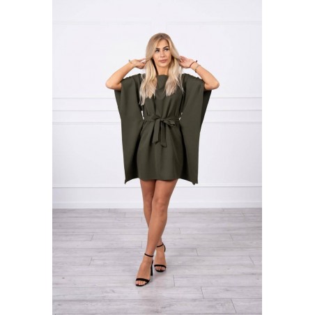 Dámske oversize šaty 9016 - kaki