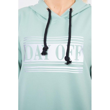 Dámske šaty s reflexnou potlačou 67394 - tmavomätové