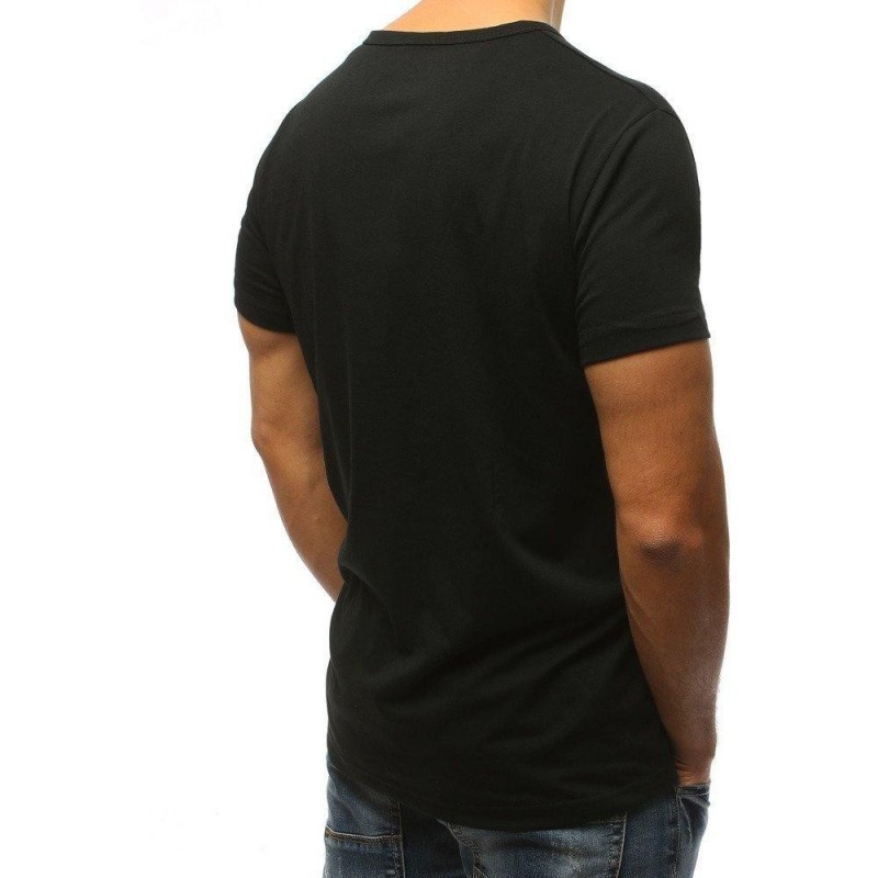 Čierne tričko pre mužov (rx3086)