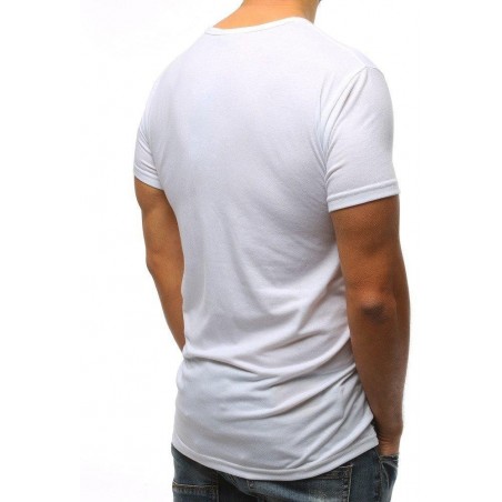 Štýlové pánske tričko (rx3087) - biele
