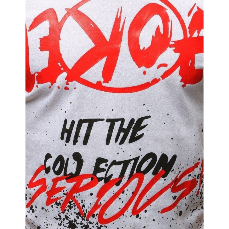 Štýlové pánske tričko (rx3087) - biele