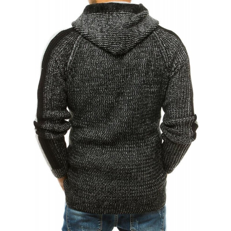 Pánsky pletený sveter WX1560 - čierny